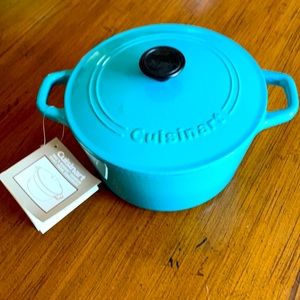 Cuisinart Dutch Oven rich teal enamel
